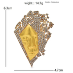 PENDRA Charming Art Face Brooch