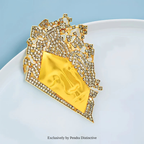 PENDRA Charming Art Face Brooch