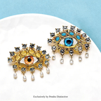 PENDRA Charming Blue Eye Brooch