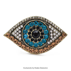 PENDRA Charming Eye 2-color Brooch