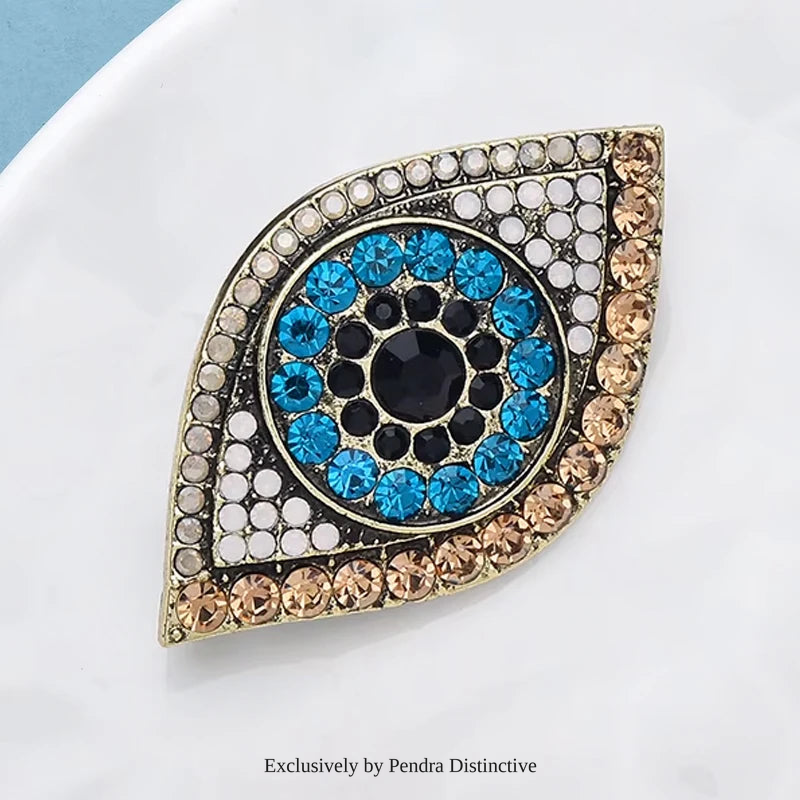 PENDRA Charming Eye 2-color Brooch
