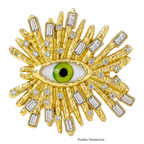 PENDRA Charming Eye Brooch