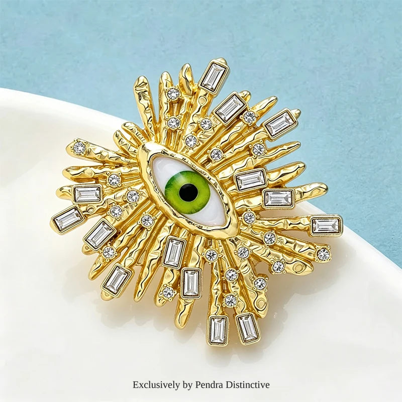 PENDRA Charming Eye Brooch
