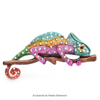 PENDRA Charming Lizard Brooch