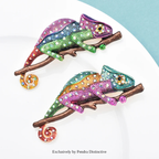 PENDRA Charming Lizard Brooch