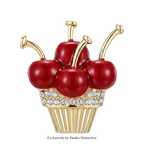 PENDRA Cherrycupcake Cherry Cupcake Brooch