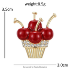 PENDRA Cherrycupcake Cherry Cupcake Brooch