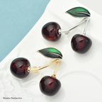 PENDRA Cherryelle Delicious Cherry Brooch