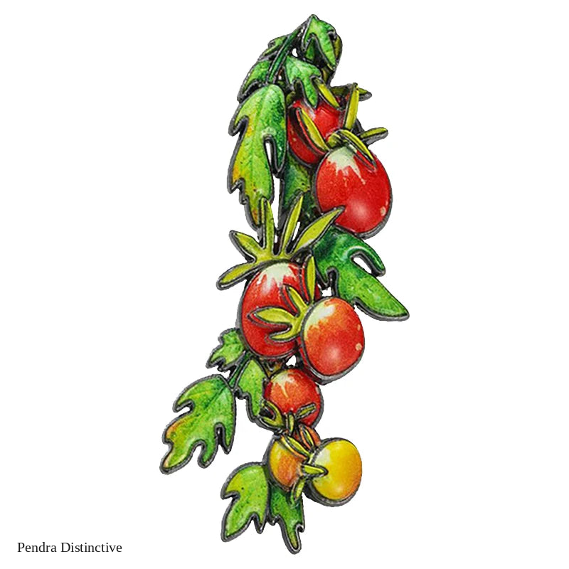 PENDRA Cherryroma Cherry Tomato Brooch