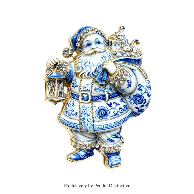 PENDRA Christmas Father Brooch