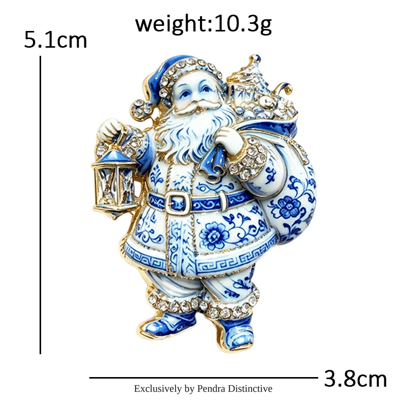 PENDRA Christmas Father Brooch