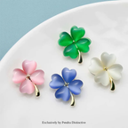 PENDRA Clovera Clover Flower Brooch