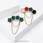 PENDRA Clovera Clover Flower Brooch