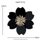 PENDRA Clovera Clover Flower Brooch