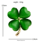 PENDRA Clovera Clover Flower Brooch