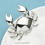 PENDRA Coastal Crab Stainless Steel Brooch