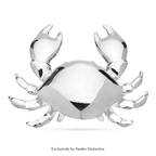 PENDRA Coastal Crab Stainless Steel Brooch