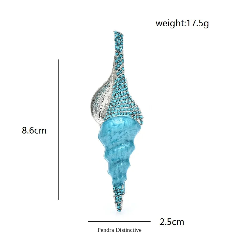 PENDRA Conchella Charming Conch Brooch