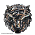 PENDRA Cool Charming Tiger Head Brooch