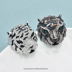 PENDRA Cool Charming Tiger Head Brooch