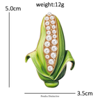 PENDRA Cornelia Pearl Corn Brooch