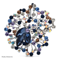 PENDRA Crystalia Luxury Crystal Flower Brooch