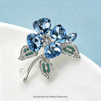 PENDRA Crystelle Crystal Flower Brooch
