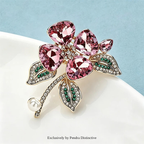 PENDRA Crystelle Crystal Flower Brooch