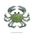 PENDRA Cut Crab Brooch