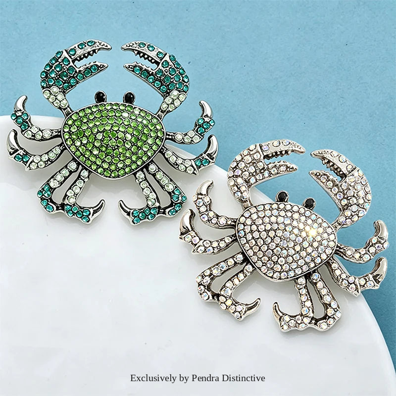 PENDRA Cut Crab Brooch