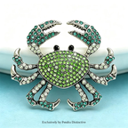 PENDRA Cut Crab Brooch
