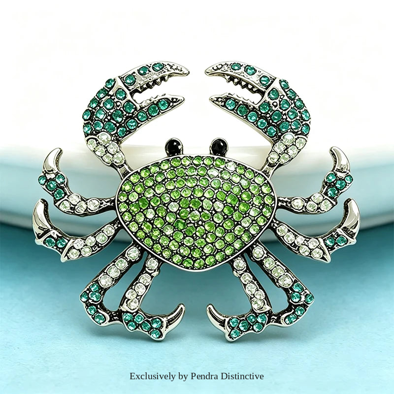 PENDRA Cut Crab Brooch