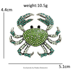 PENDRA Cut Crab Brooch
