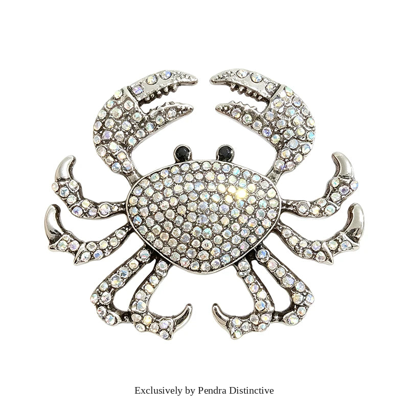 PENDRA Cut Crab Brooch