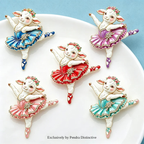 PENDRA Cute Ballet Sheep Brooch