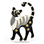 PENDRA Cute Cartoon Cat Brooch