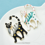 PENDRA Cute Cartoon Cat Brooch