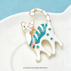 PENDRA Cute Cartoon Cat Brooch
