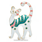 PENDRA Cute Cartoon Cat Brooch