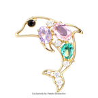PENDRA Cute Crystal Animal Brooch