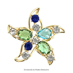 PENDRA Cute Crystal Animal Brooch