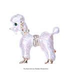 PENDRA Cute Curly Hair Dog Brooch