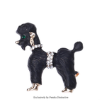 PENDRA Cute Curly Hair Dog Brooch