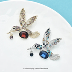 PENDRA Cute Flying Hummingbird Brooch