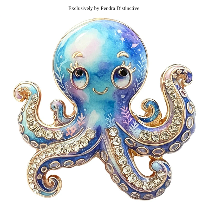 PENDRA Cute Octopus Brooch