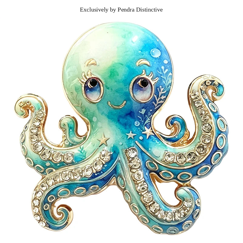 PENDRA Cute Octopus Brooch