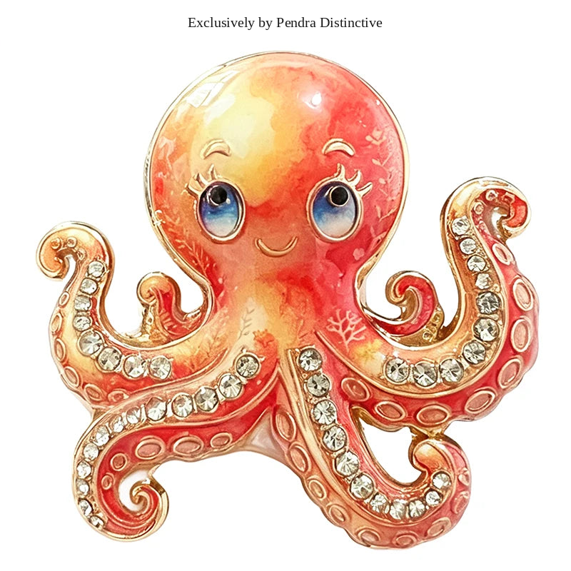 PENDRA Cute Octopus Brooch