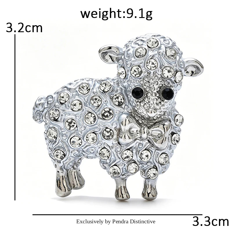 PENDRA Cute Sheep Brooch