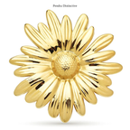 PENDRA Daisyelle 2-Color Stainless Steel Daisy Brooch