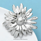 PENDRA Daisyelle 2-Color Stainless Steel Daisy Brooch